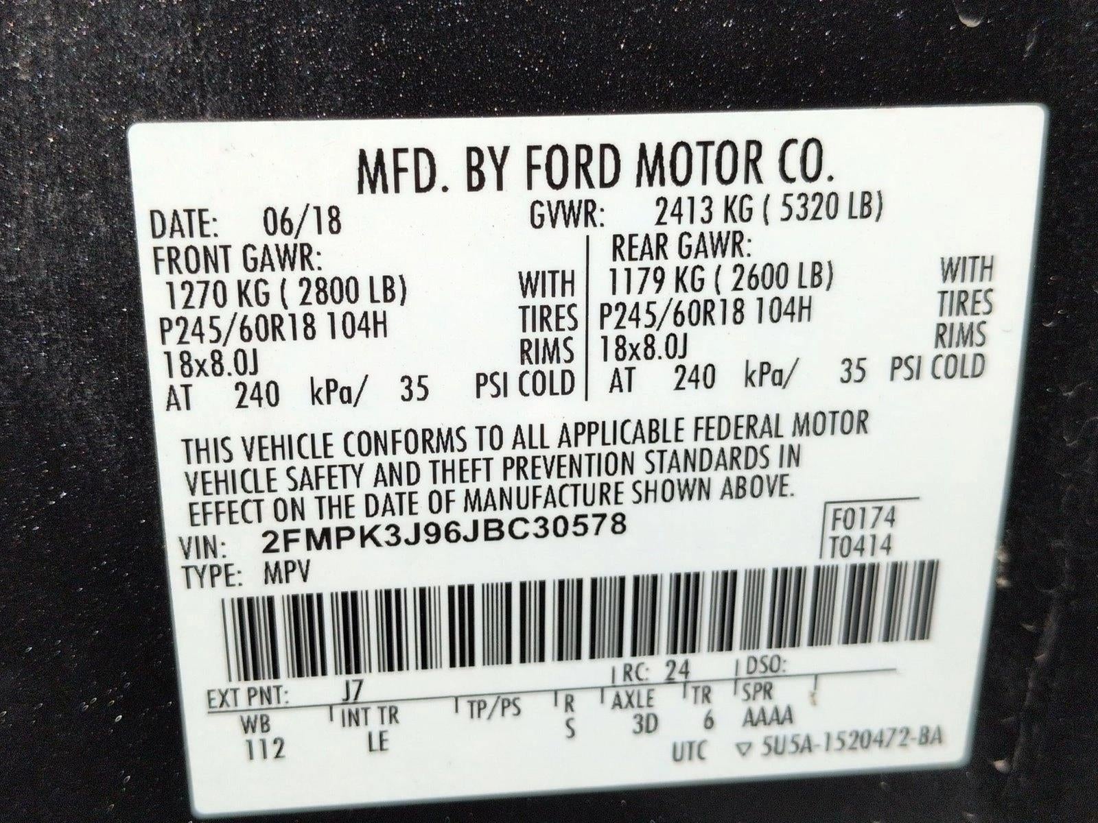 2018 Ford Edge SEL FWD