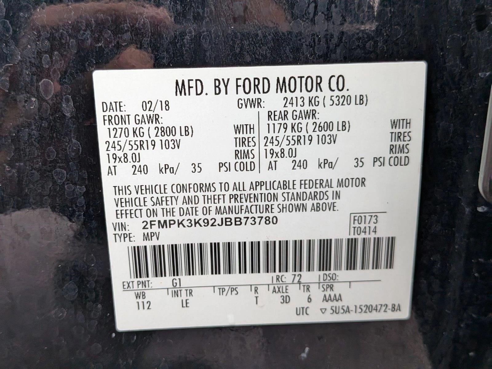2018 Ford Edge Titanium FWD