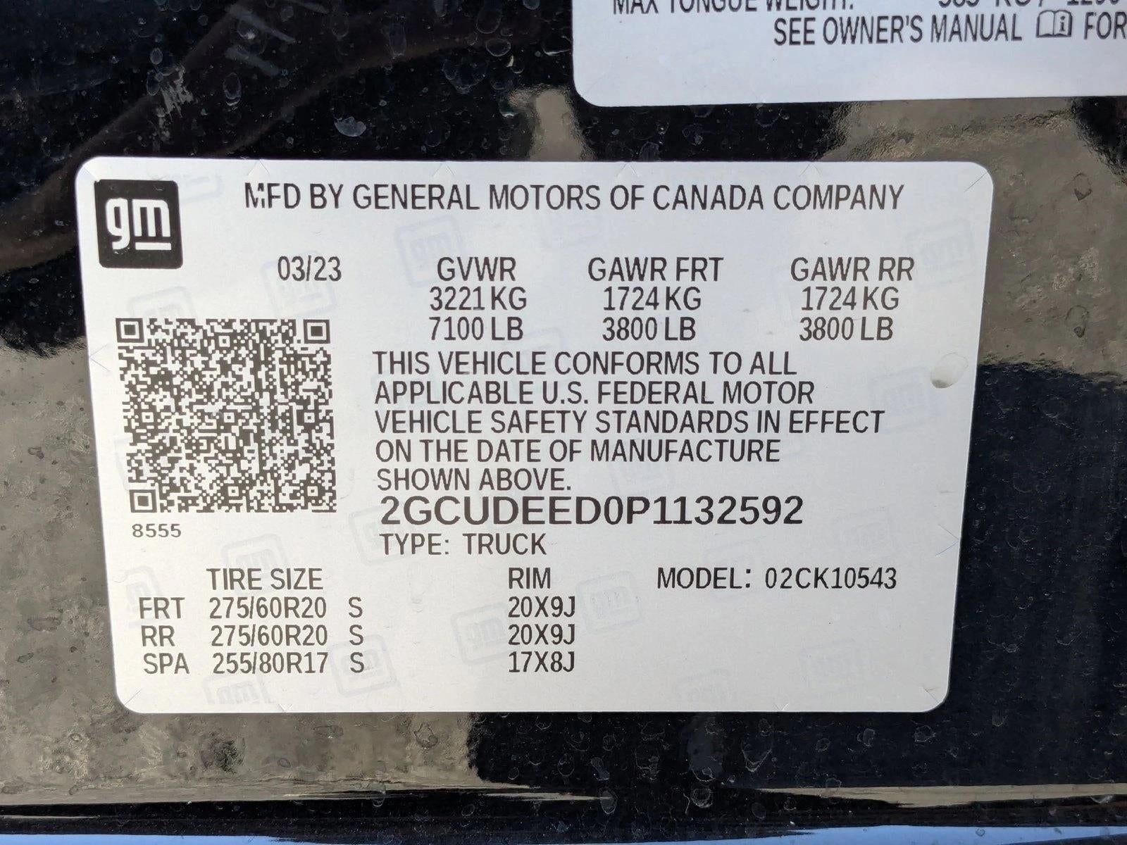 2023 Chevrolet Silverado 1500 Crew Cab Short Box 4-Wheel Drive RST