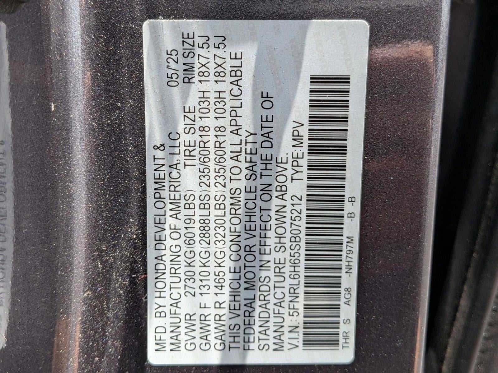 2025 Honda Odyssey EX-L Auto