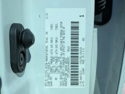 2022 Toyota Tundra 4WD 4WD SR5 Double Cab 6.5' Bed (Natl)