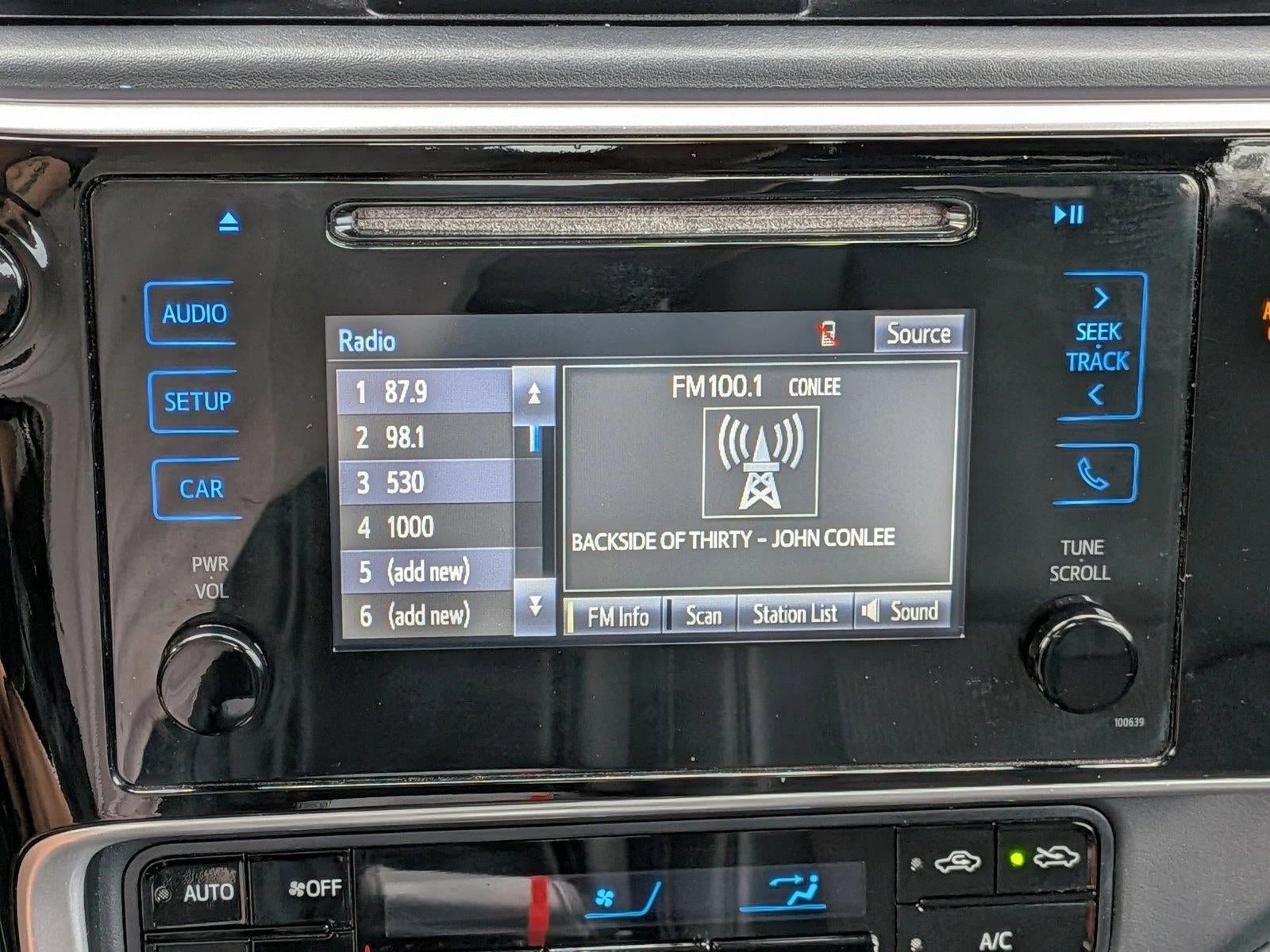 2017 Toyota Corolla SE CVT (Natl)
