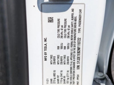 2022 Tesla Model 3 Long Range AWD *Ltd Avail*