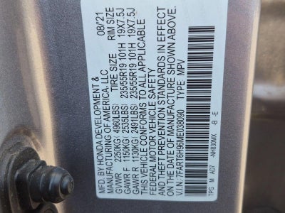2021 Honda CR-V Hybrid Touring AWD