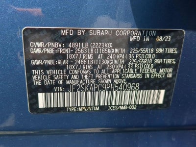 2023 Subaru Forester Limited CVT