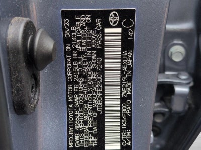 2024 Toyota Corolla Hybrid LE FWD (Natl)