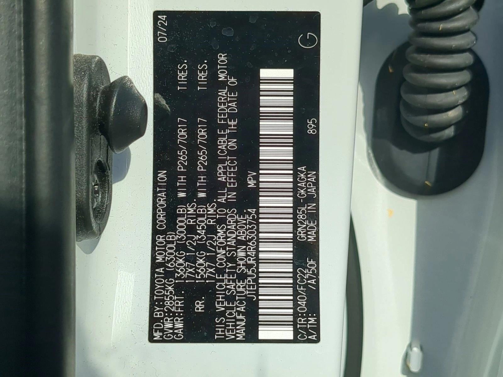 2024 Toyota 4Runner TRD Off Road 4WD (Natl)