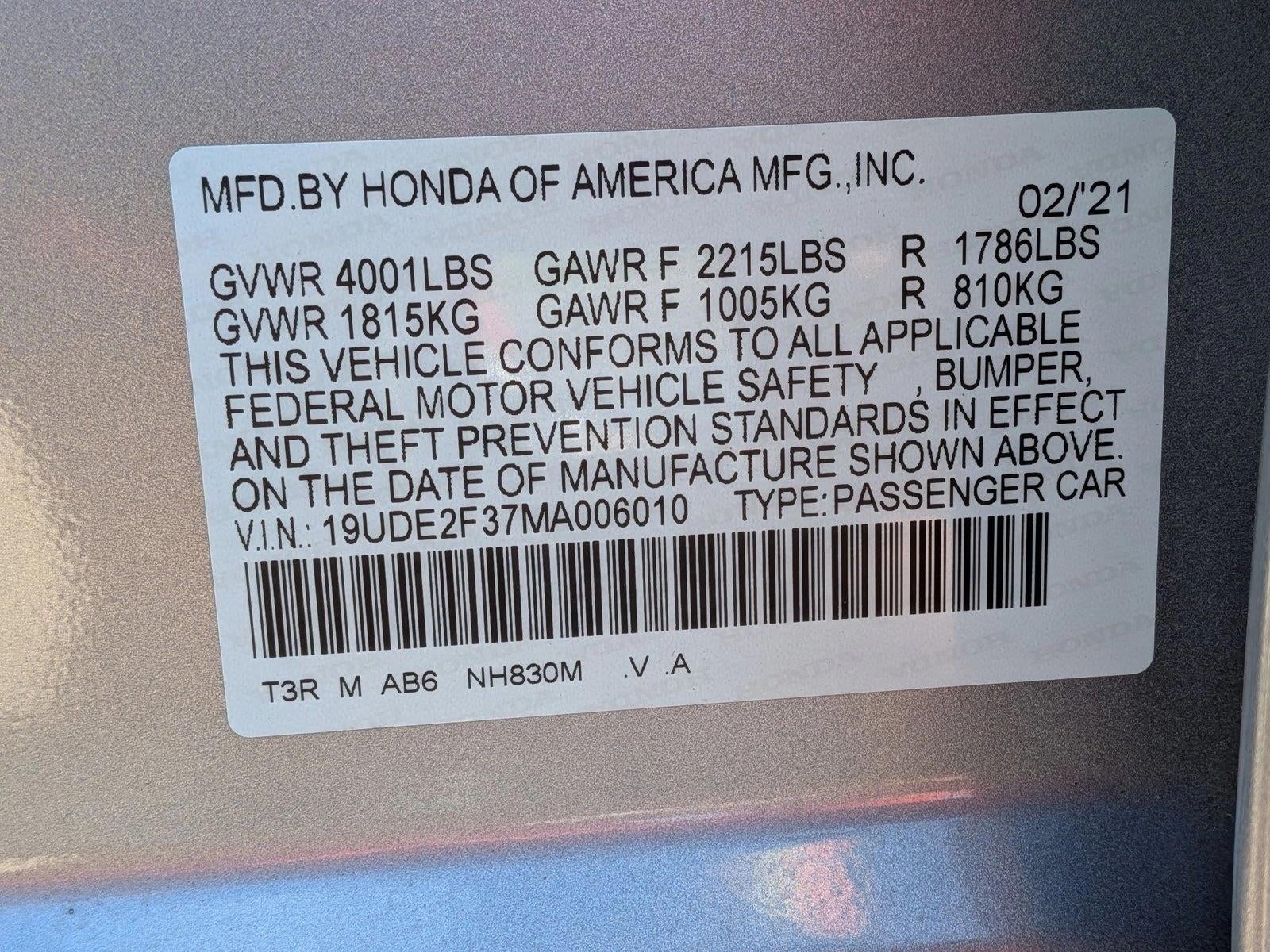 2021 Acura ILX Sedan