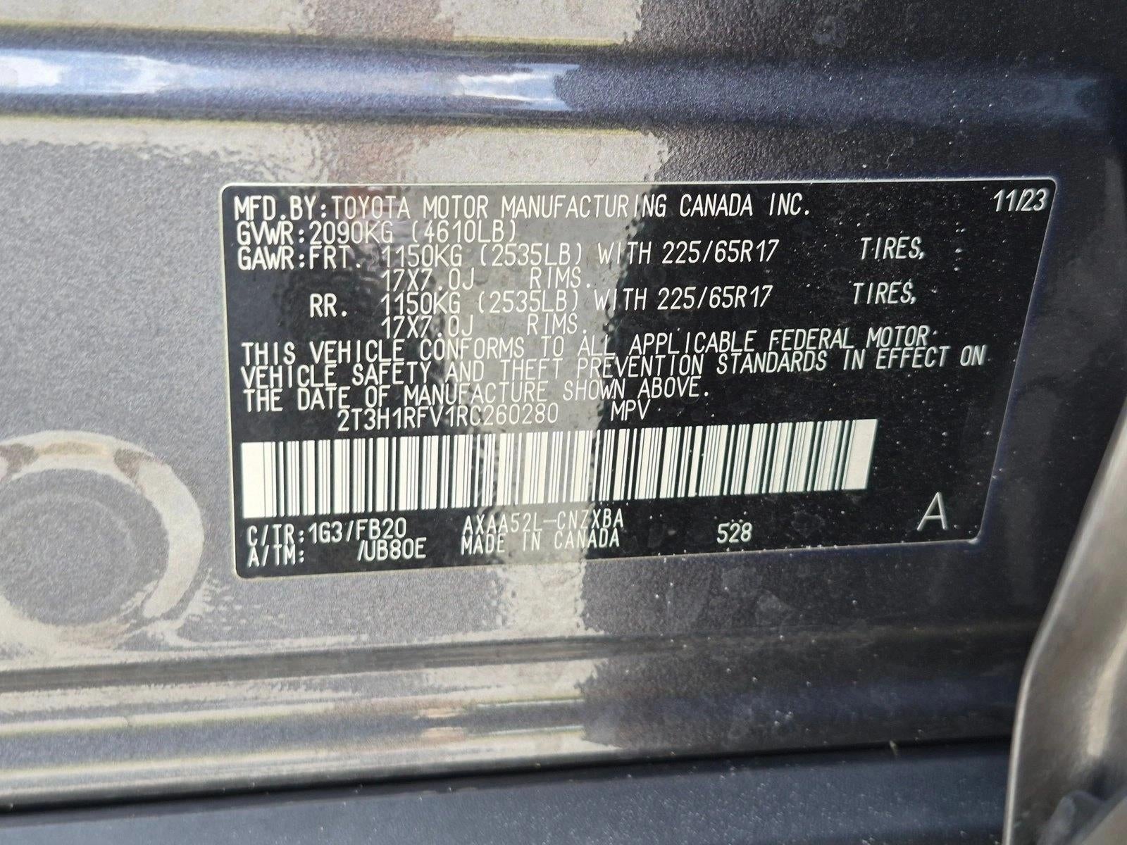 2024 Toyota RAV4 LE FWD (GS)