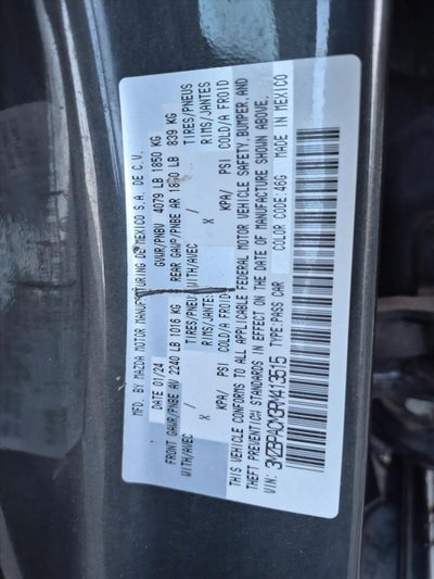 2024 Mazda Mazda3 Sedan 2.5 S Preferred FWD