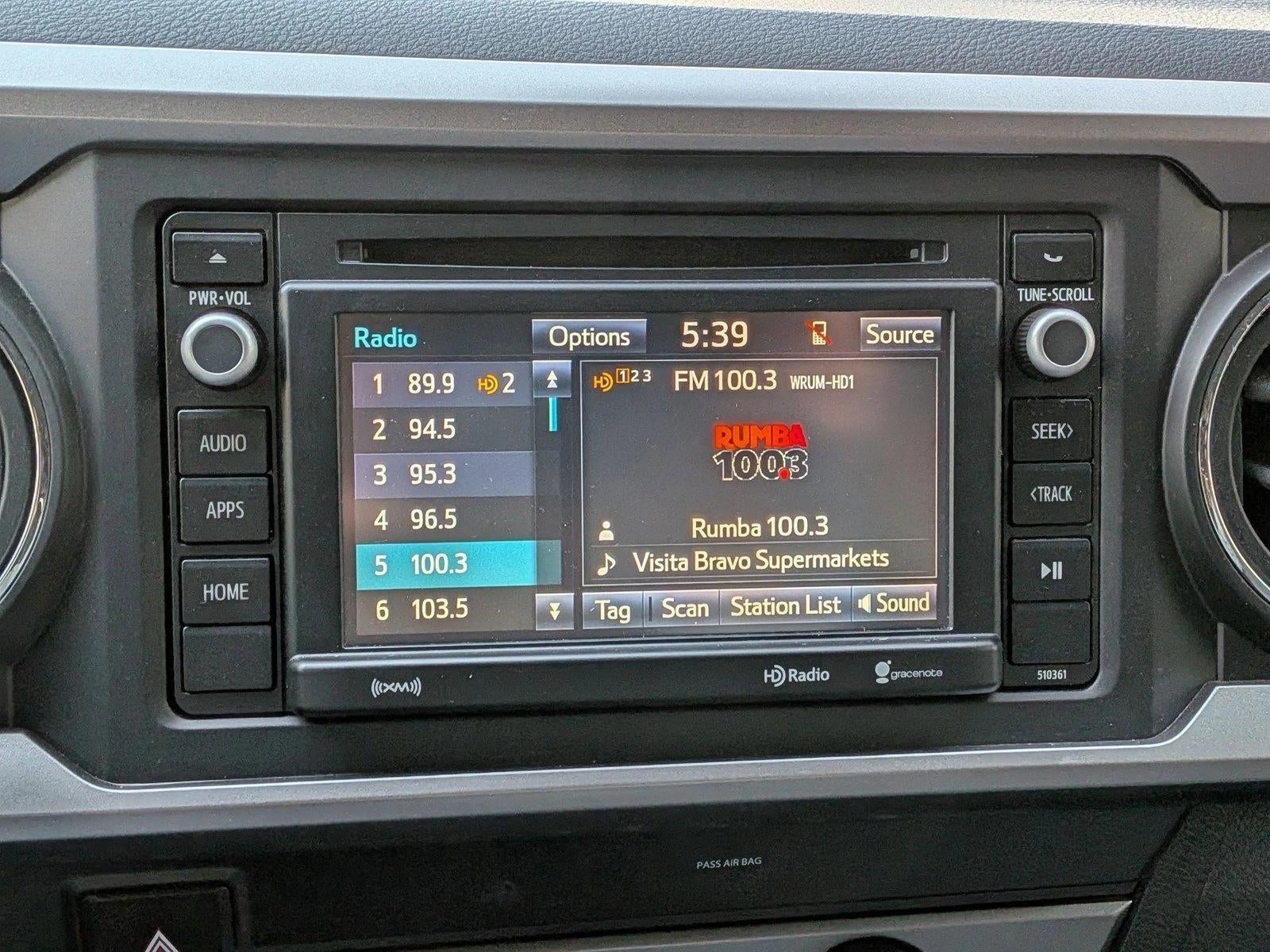 2019 Toyota Tacoma 2WD 2WD SR5 Double Cab 5' Bed V6 AT (GS)