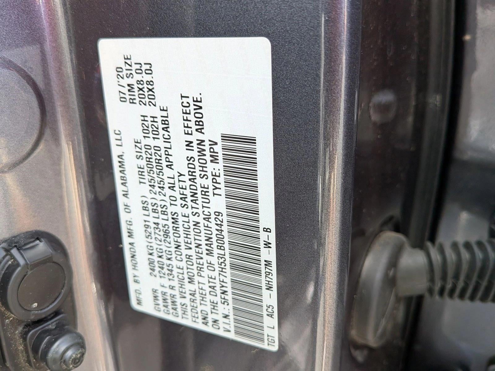 2020 Honda Passport EX-L FWD