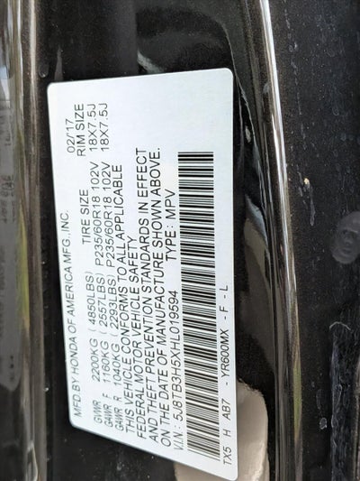 2017 Acura RDX FWD w/Technology Pkg