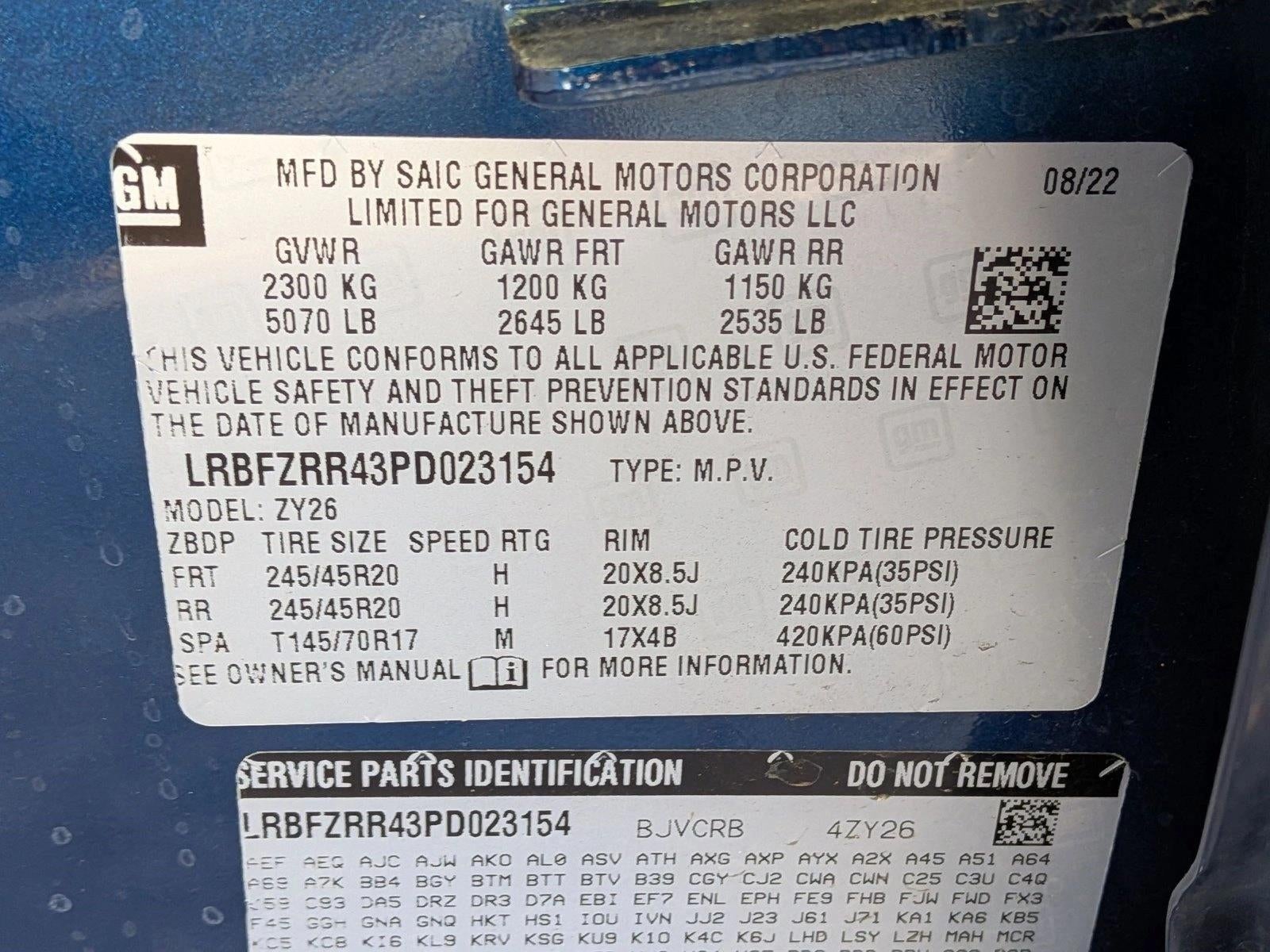 2023 Buick Envision FWD 4dr Avenir