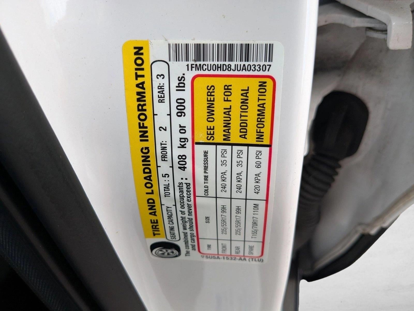 2018 Ford Escape SEL FWD