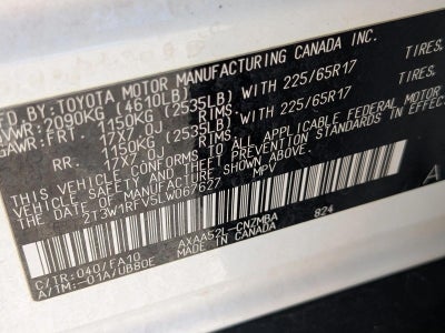 2020 Toyota RAV4 XLE FWD (GS)