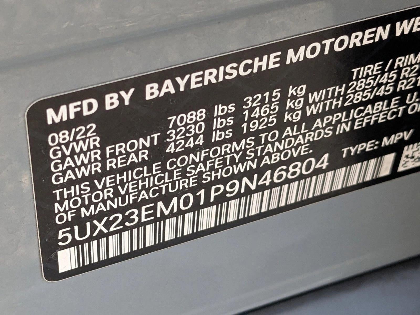 2023 BMW X7 xDrive40i Sports Activity Vehicle