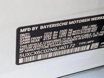 2022 BMW X7 M50i Sports Activity Vehicle