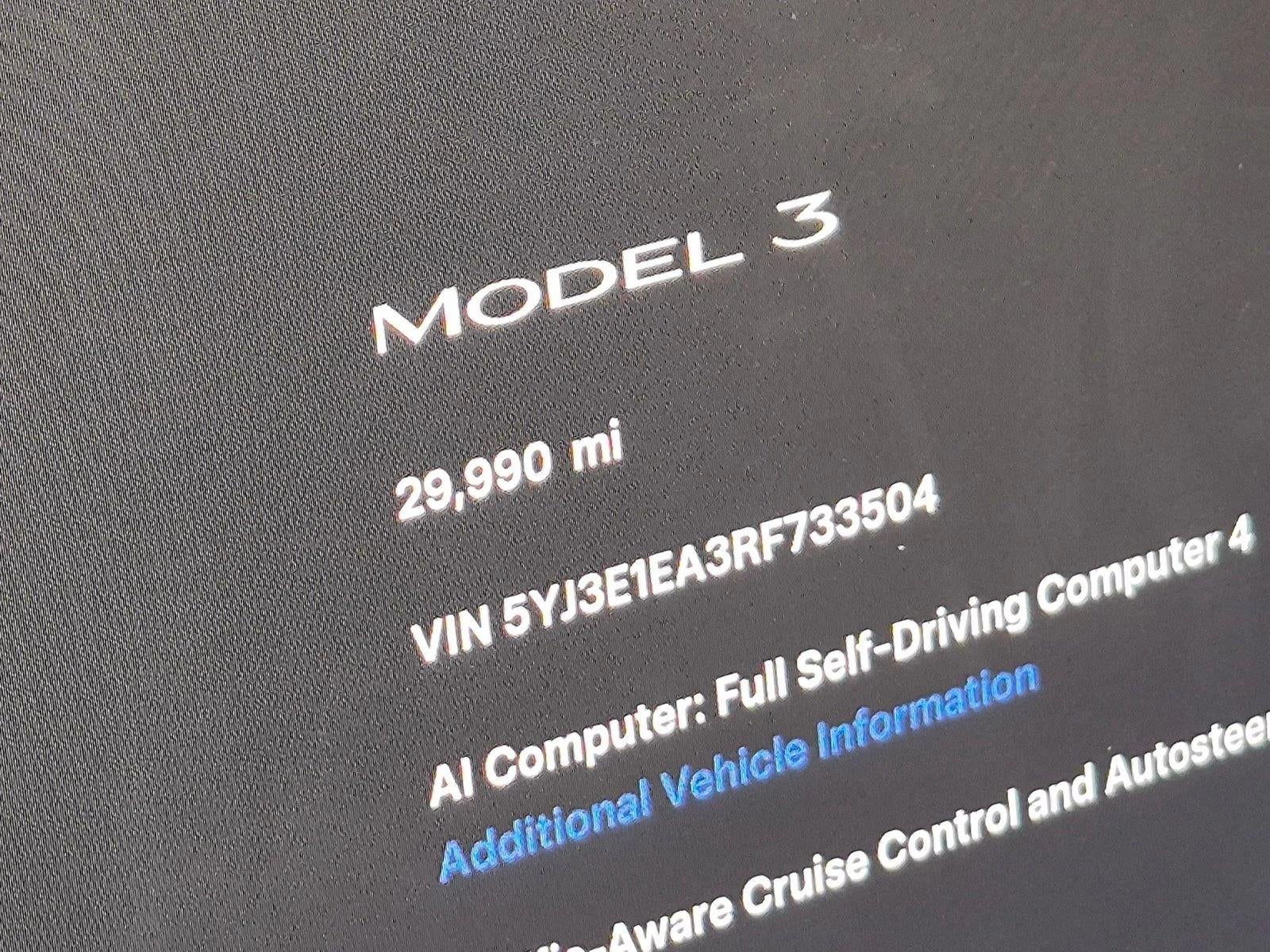 2024 Tesla Model 3 RWD *Ltd Avail*