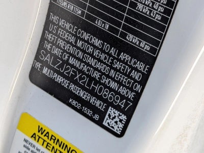 2020 Land Rover Range Rover Evoque P250 S