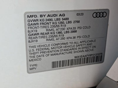 2023 Audi Q5 S line Premium Plus 45 TFSI quattro