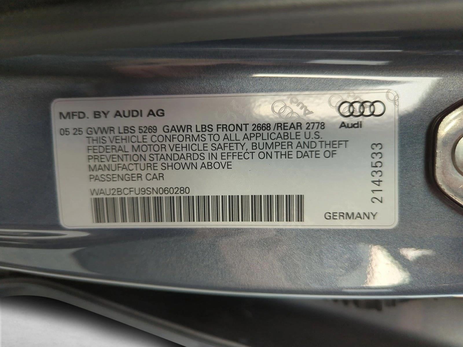 2025 Audi A5 Premium Plus 2.0 TFSI quattro