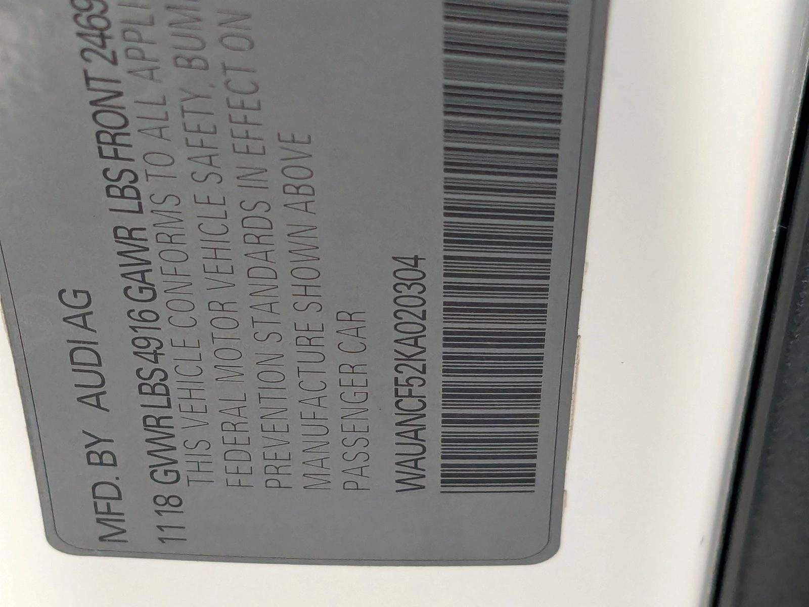 2019 Audi A5 Sportback Premium 45 TFSI quattro