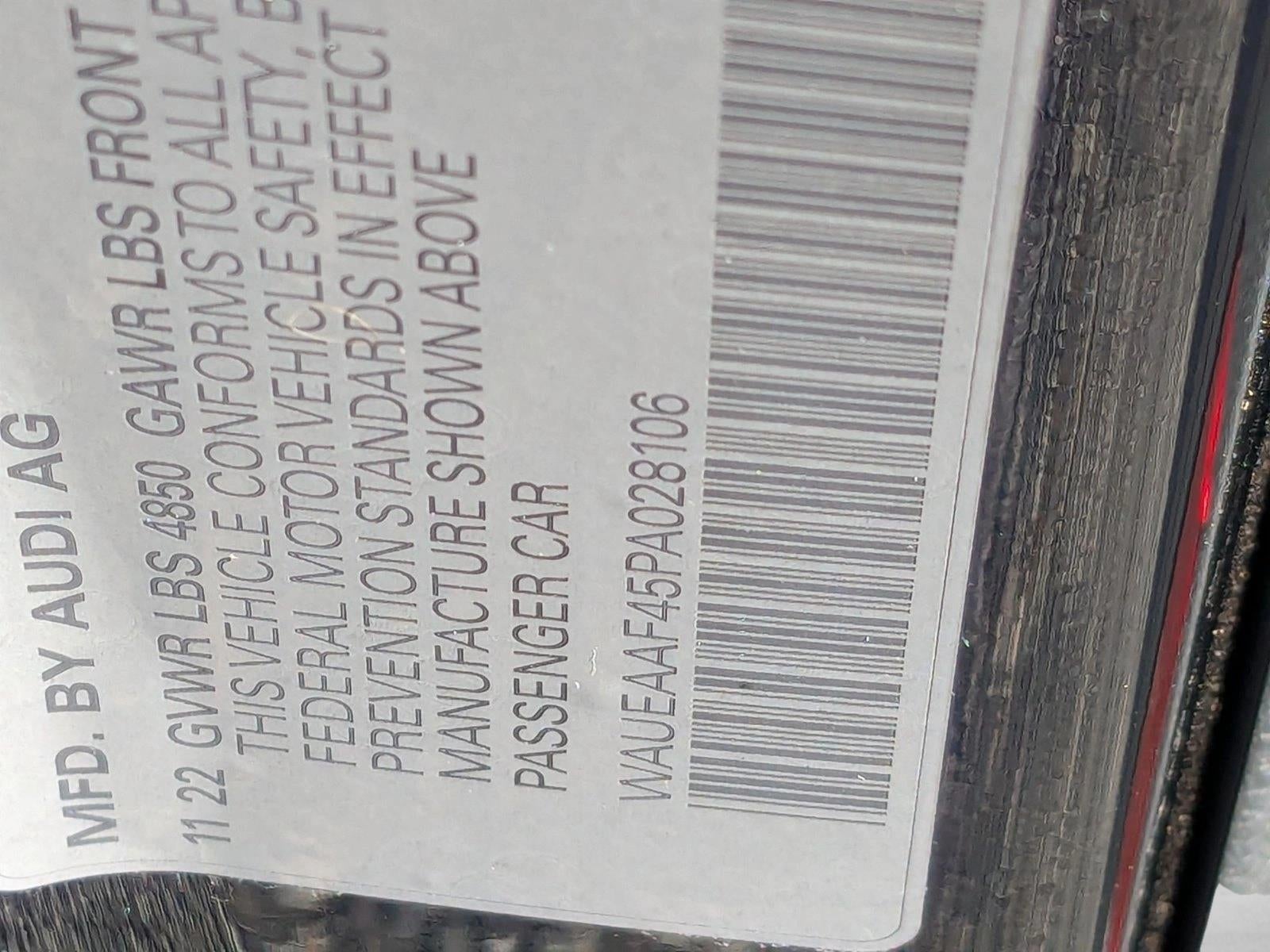 2023 Audi A4 Sedan S line Premium Plus 45 TFSI quattro