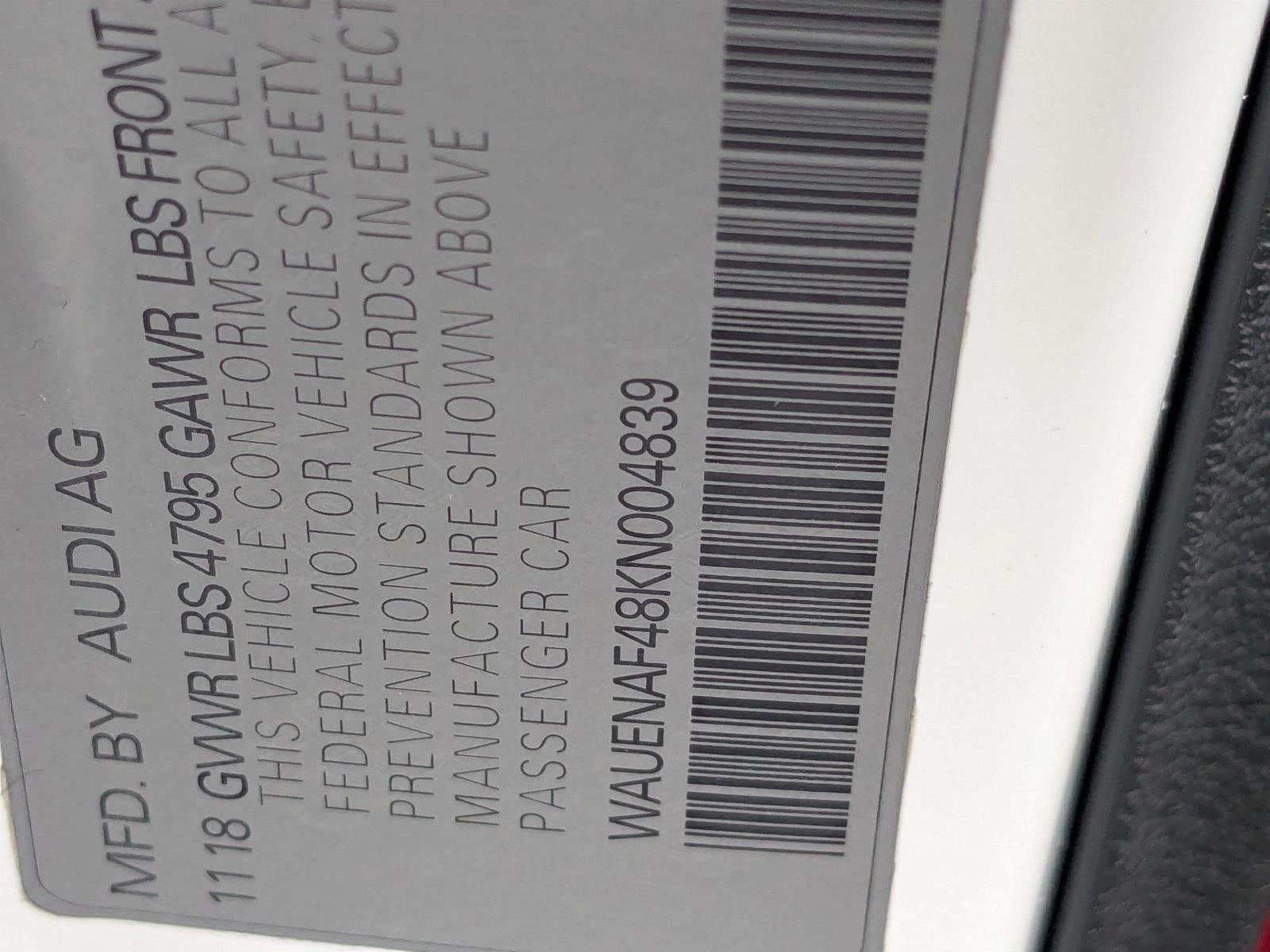 2019 Audi A4 Premium Plus 45 TFSI quattro