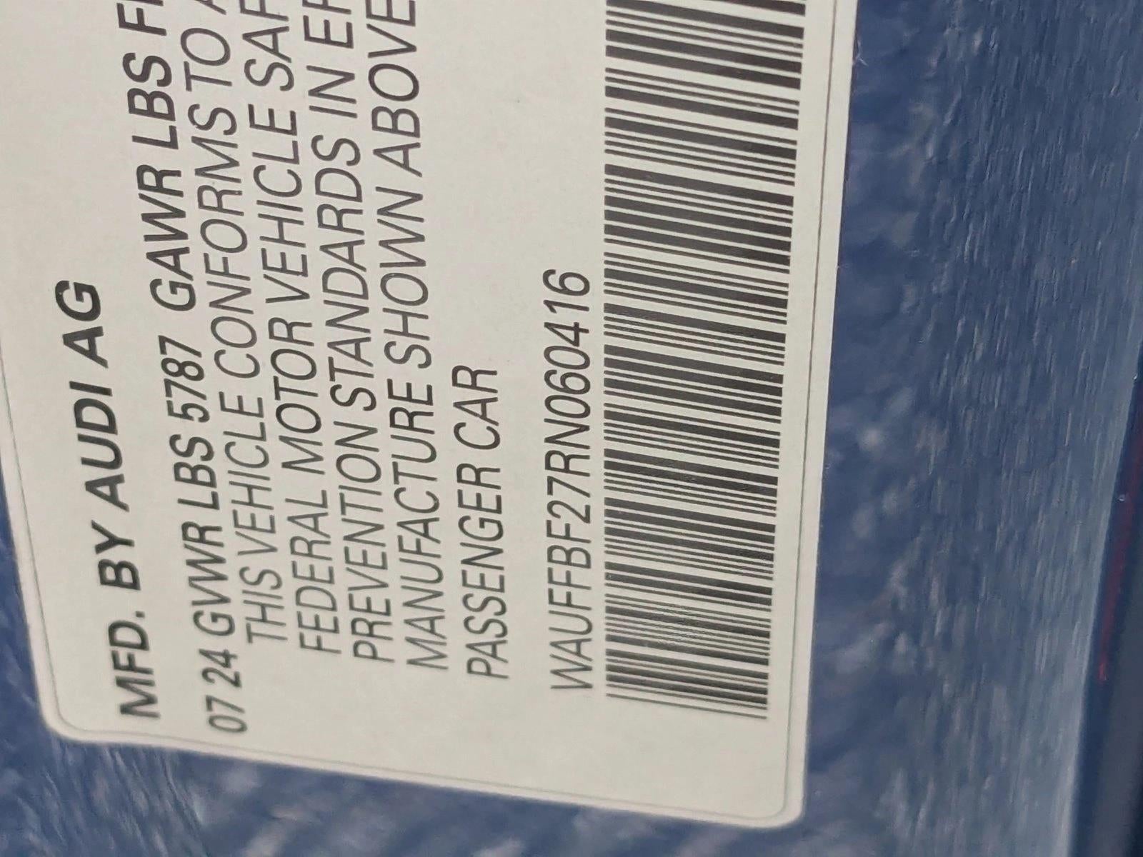 2024 Audi S6 Sedan 2.9 TFSI Prestige