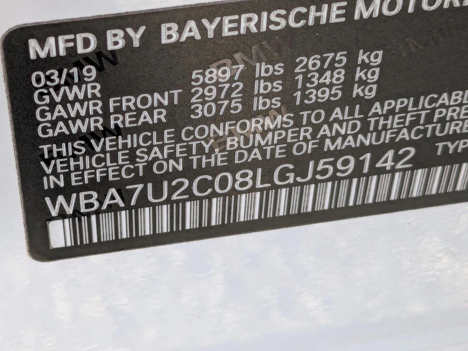 2020 BMW 750i xDrive Sedan