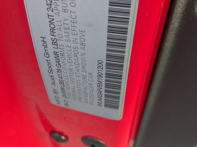 2021 Audi TT RS 2.5 TFSI