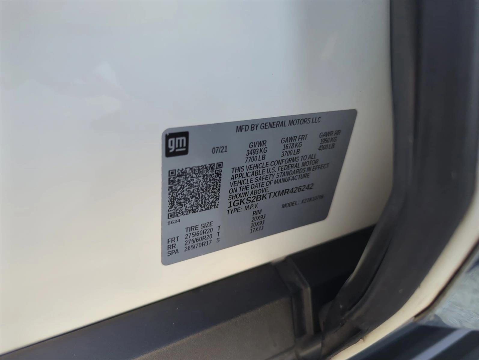 2021 GMC Yukon 4WD 4dr SLT