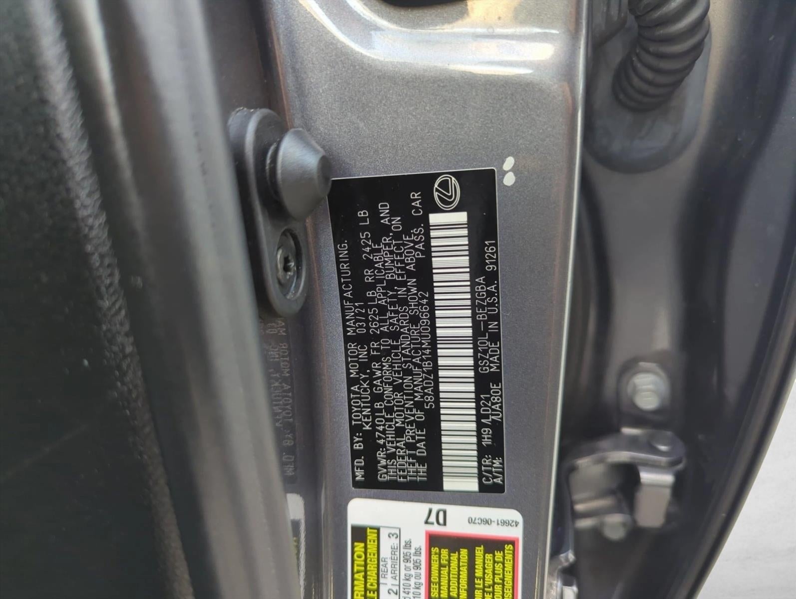 2021 Lexus ES 350 FWD