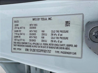 2023 Tesla Model 3 Performance AWD