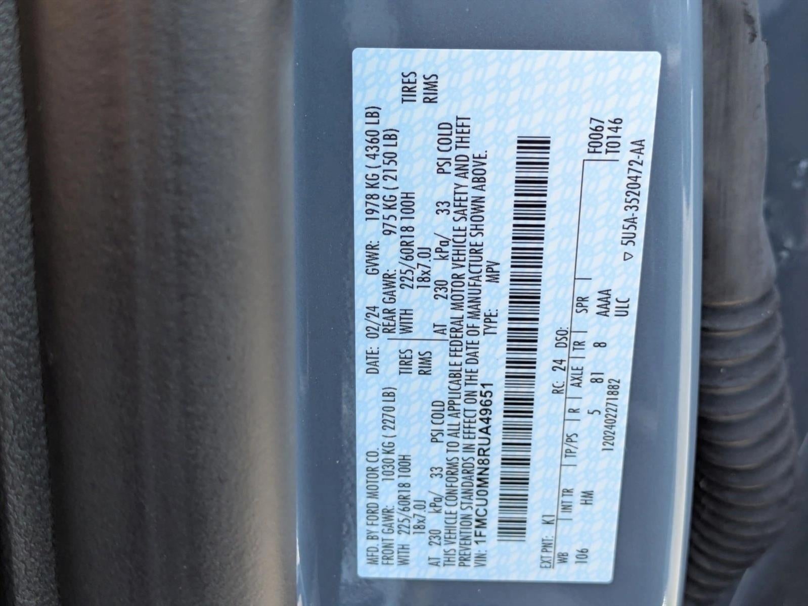 2024 Ford Escape ST-Line FWD