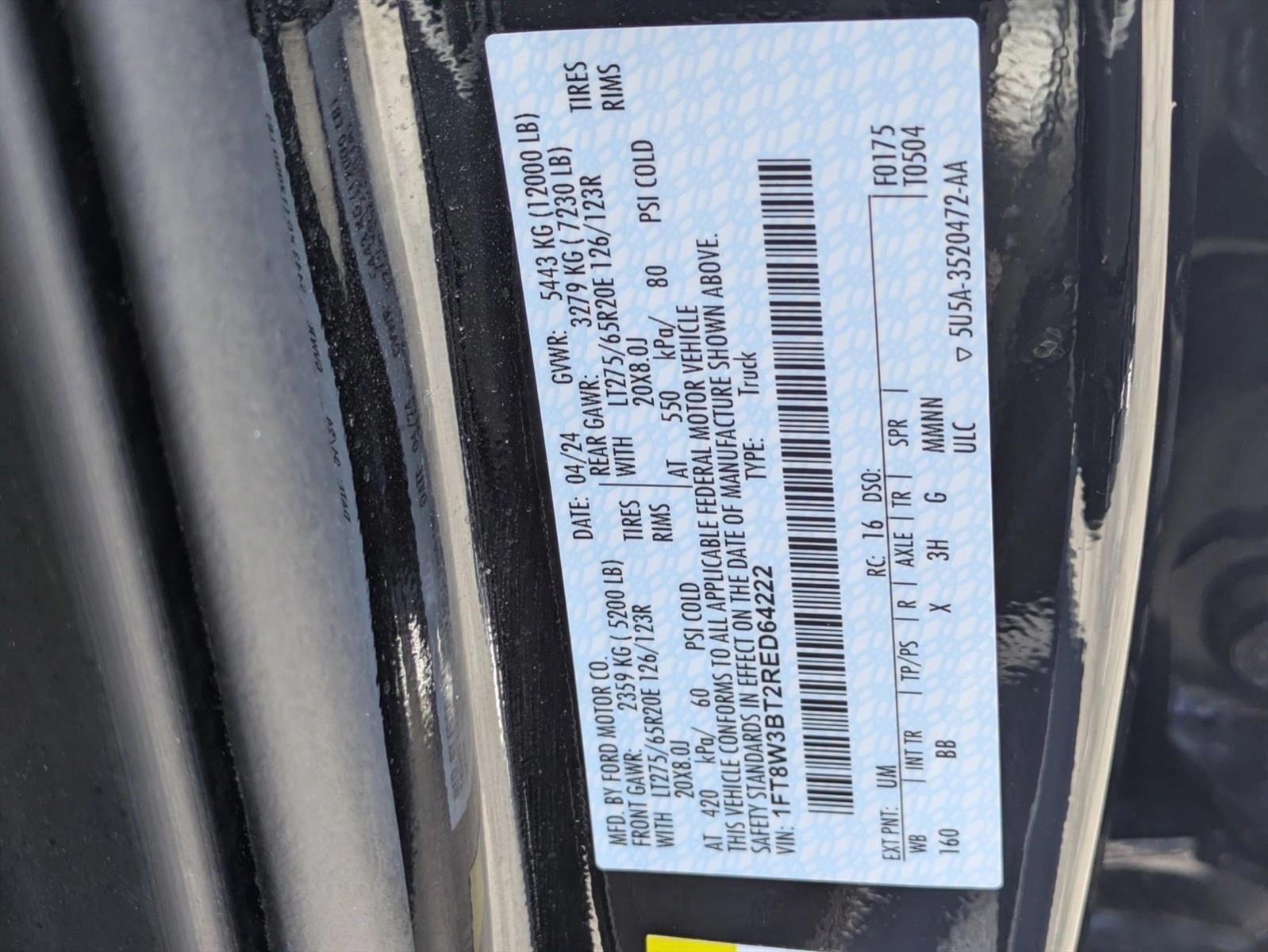 2024 Ford Super Duty F-350 SRW Platinum 4WD Crew Cab 6.75' Box