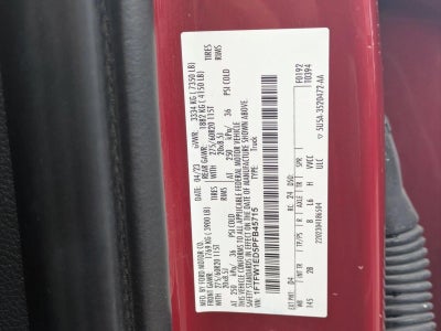 2023 Ford F-150 LARIAT 4WD SuperCrew 5.5' Box