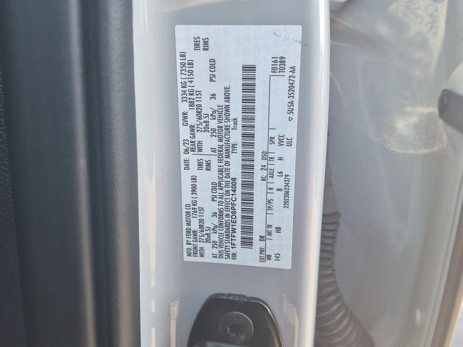 2023 Ford F-150 LARIAT 4WD SuperCrew 5.5' Box