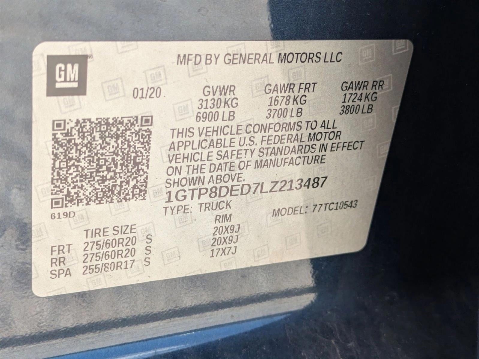 2020 GMC Sierra 1500 Crew Cab Short Box 2-Wheel Drive SLT