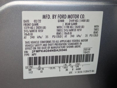 2022 Ford Edge SE AWD