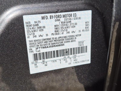 2025 Ford Maverick XL FWD SuperCrew