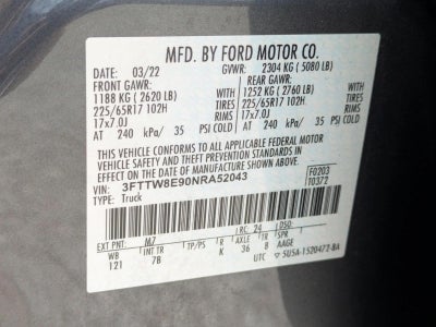 2022 Ford Maverick XLT FWD SuperCrew