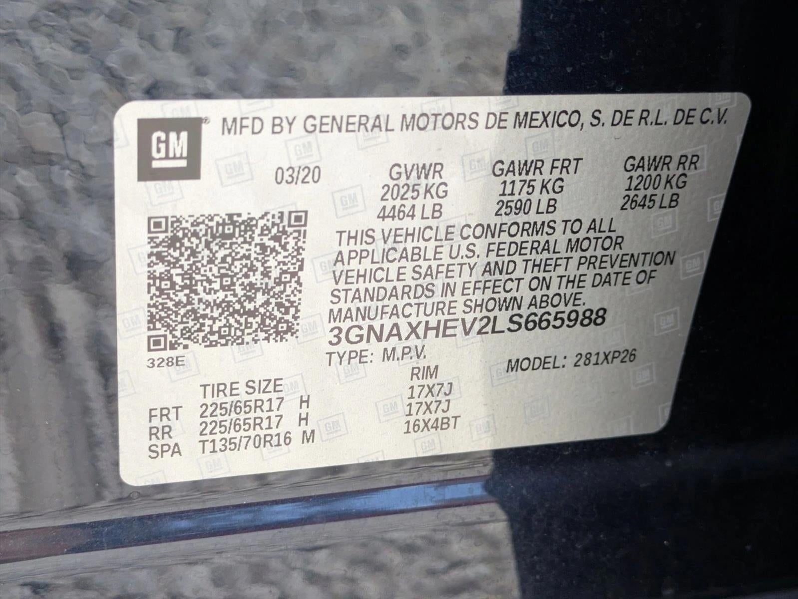 2020 Chevrolet Equinox FWD LS