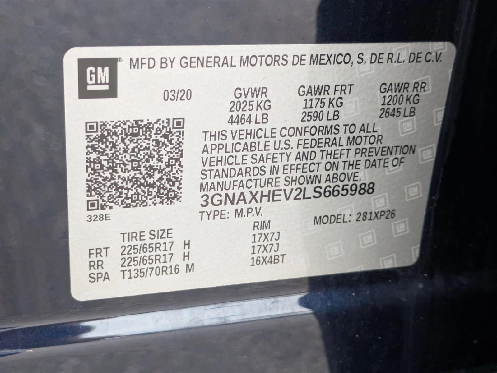 2020 Chevrolet Equinox FWD LS