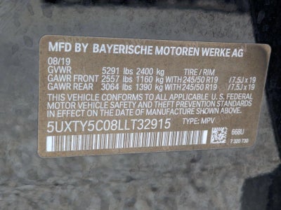 2020 BMW X3 xDrive30i Sports Activity Vehicle