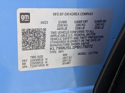 2023 Chevrolet Trailblazer AWD 4dr RS