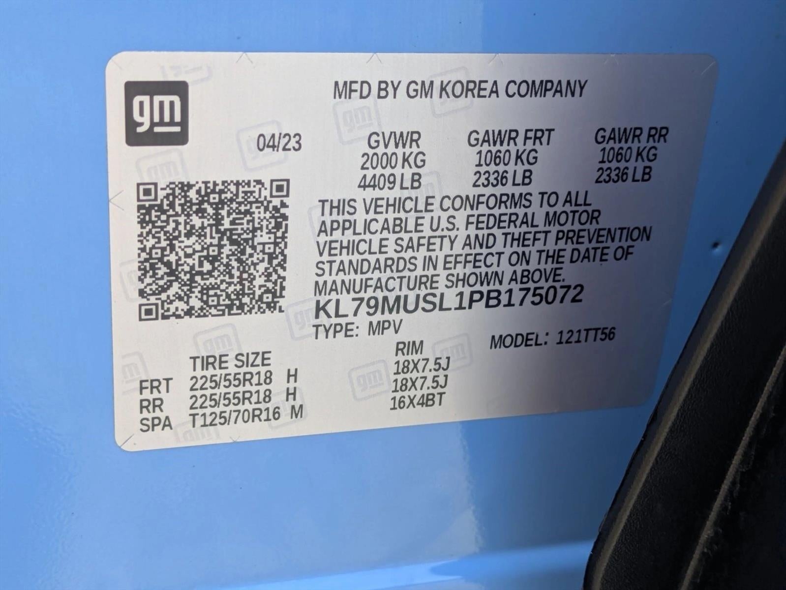 2023 Chevrolet Trailblazer AWD 4dr RS