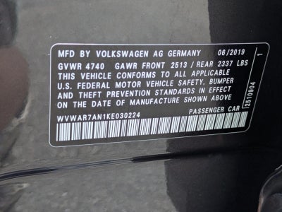 2019 Volkswagen Arteon SE FWD