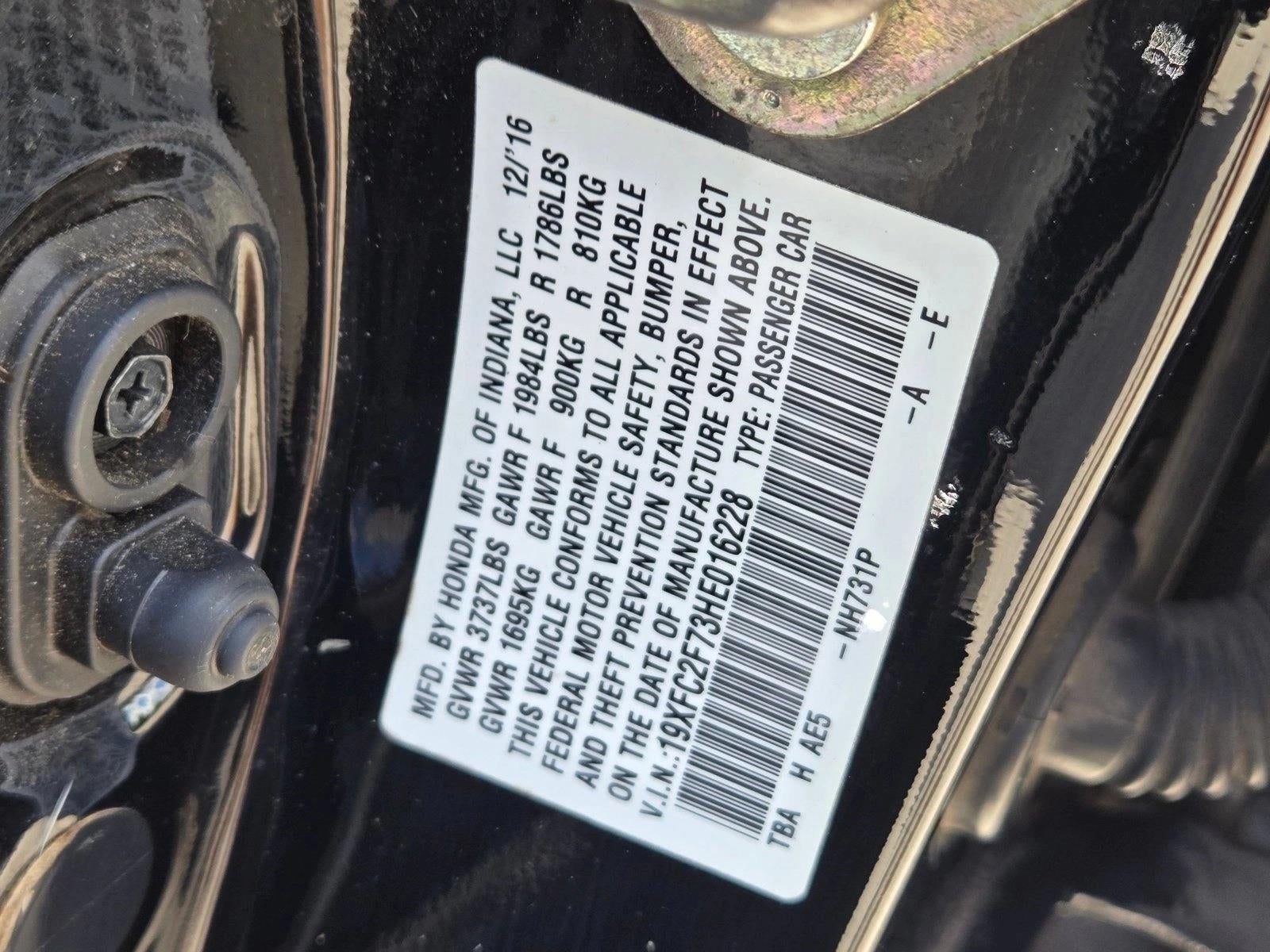 2017 Honda Civic Sedan EX CVT